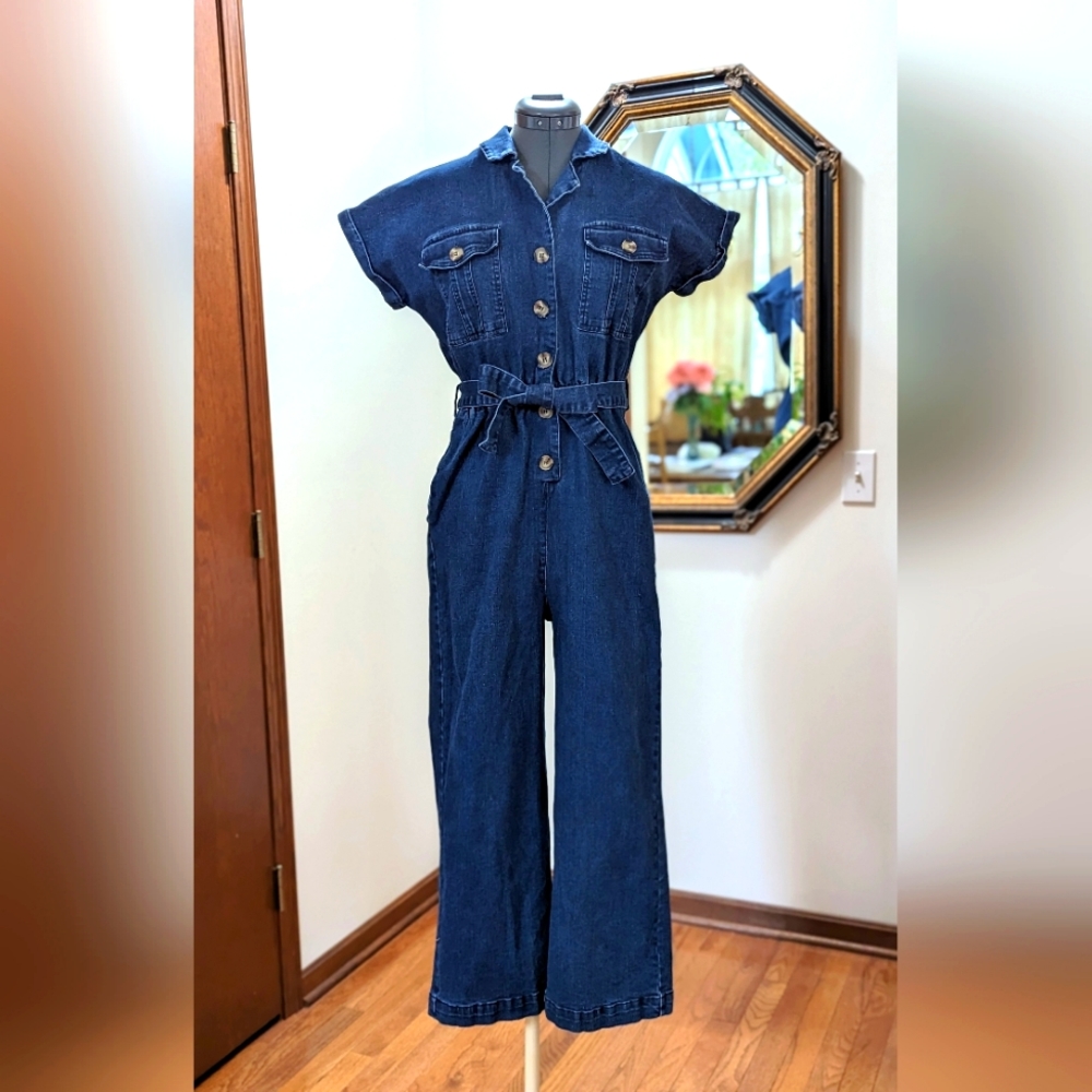 Voodoo Vixen denim jumpsuit